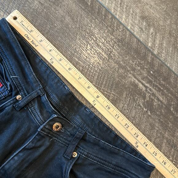 Diesel Men's Distressed Slim Fit Jean Black Size 34x26 - Picture 5 of 9